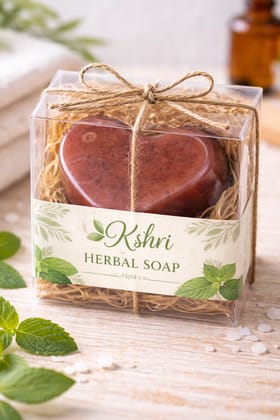 Heart-Shaped Reddish Brown Solid Bar