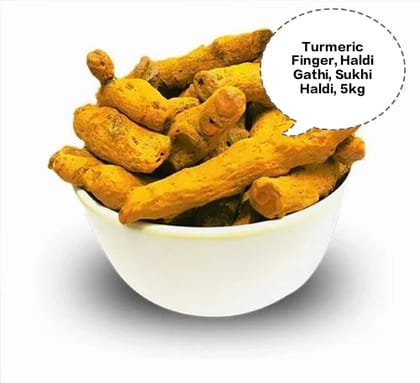 Turmeric Finger, Haldi Gathi, Sukhi Haldi, Whole Turmeric, Turmeric Roots 5kg