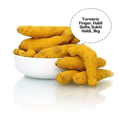 Turmeric Finger, Haldi Gathi, Sukhi Haldi, Whole Turmeric, Turmeric Roots 3kg