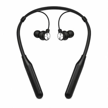 Bluetooth Neckband Earphones | 20 Hours Battery Life | Vibration Alert | Slim Lightweight Design | HD Sound | Built-in Mic | Fast Charging | IPX4 Sweat Resistant | Wireless Earphones for Android & iPhone