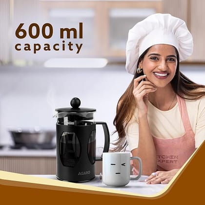 AGARO Elite French Press Coffee And Tea Maker (Elite)