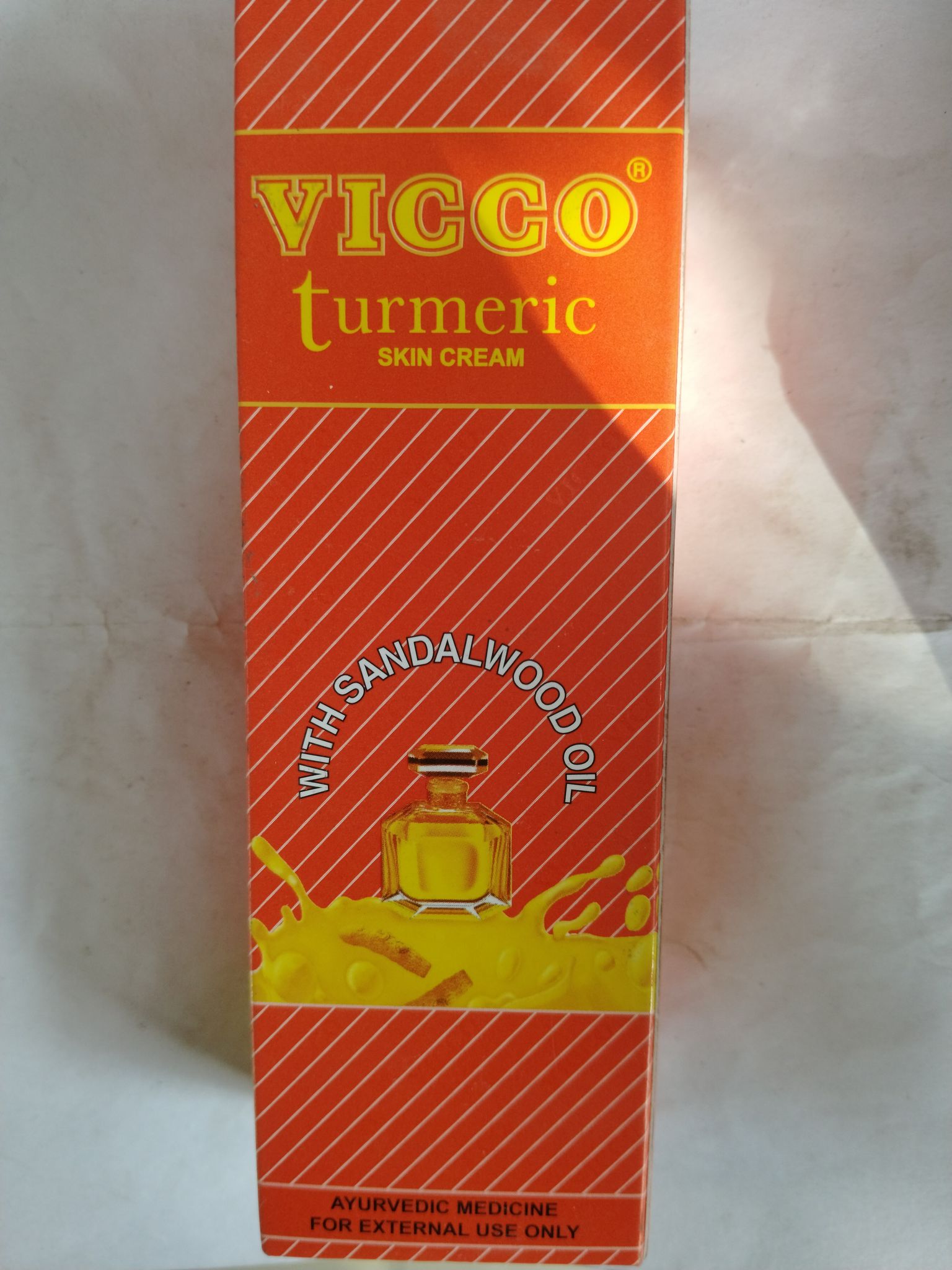 Vicco Turmeric Skin cream With sandal wood Oil 