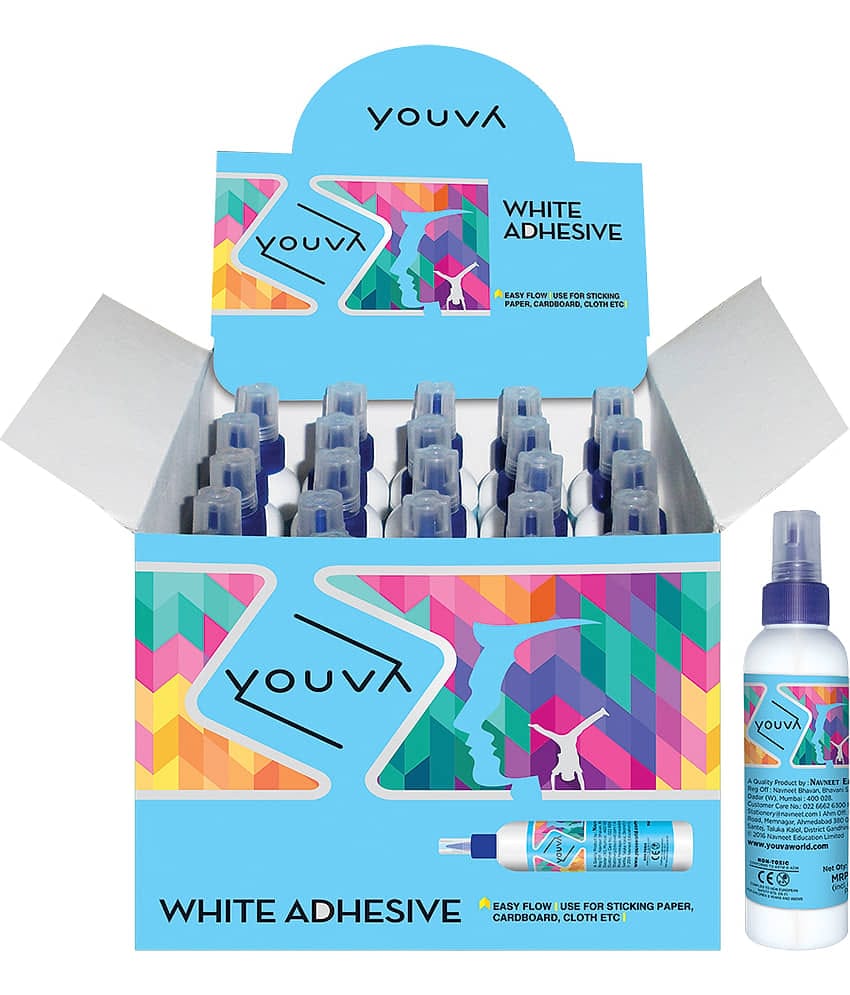 Navneet Youva White Adhesive 22.5 Gram (Pack of 25)
