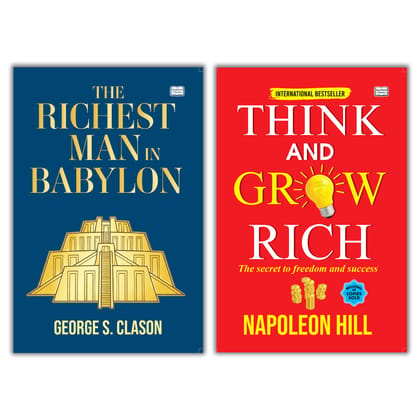 The Richest Man in Babylon + Think and Grow Rich (Set of 2) | Original English Edition | Best Motivational & Financial Books