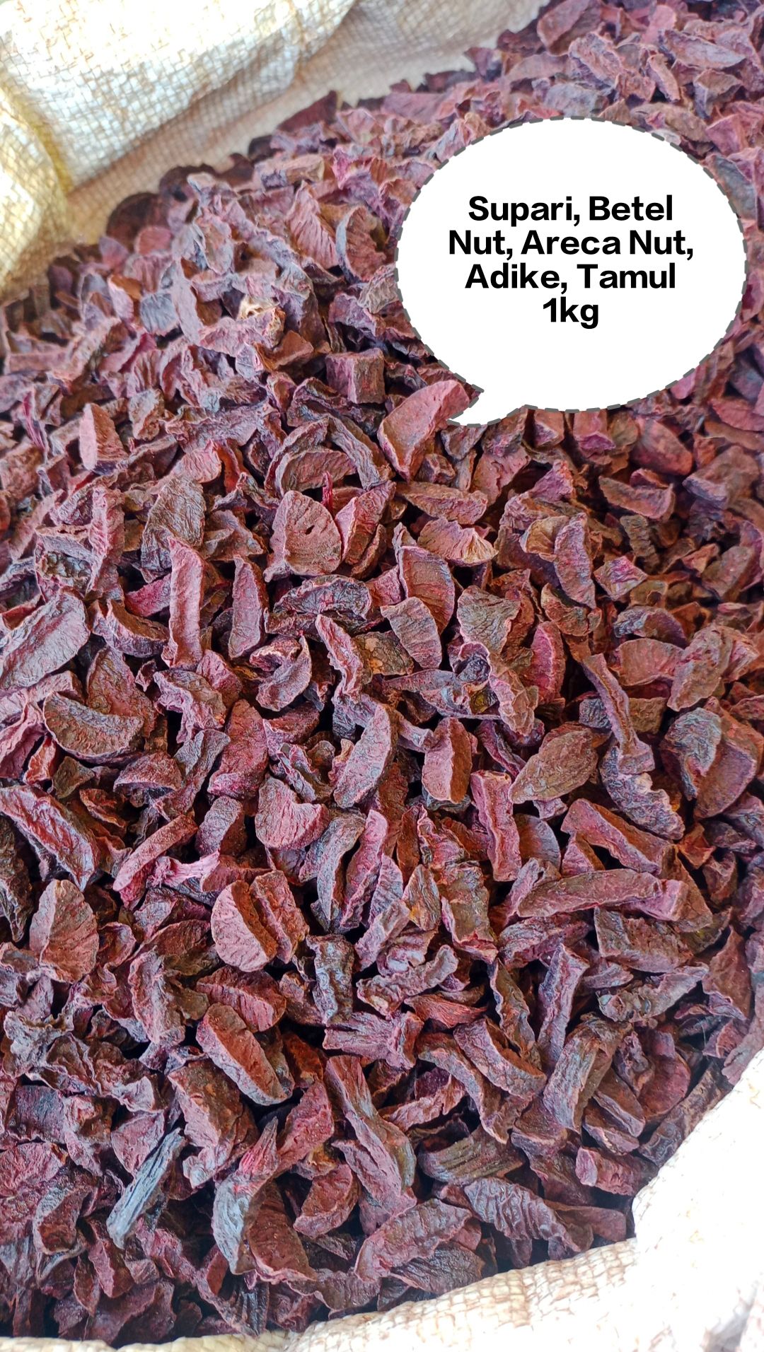 Supari, Betel Nut, Areca Nut, Adike, Tamul 1kg