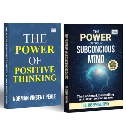 The Power of Positive Thinking + The Power of Your Subconscious Mind (Set of 2) | Original English Edition | Best Motivational & Psychology Books