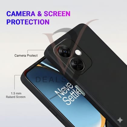 V3Deals Liquid Silicone Case Compatible for OnePlus Nord CE 3 5G | Soft-Touch nord ce3 5g Back Cover | Microfiber Lining oneplus nord ce3 5g Back Cover