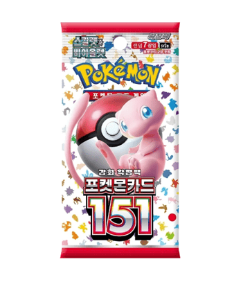 Pokemon Card Booster Pack - Pokemon 151 (Korean)