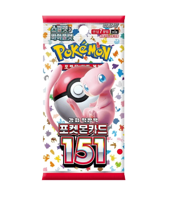 Pokemon Card Booster Pack - Pokemon 151 (Korean)