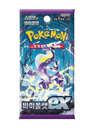 Pokemon Card Booster Pack - Violet ex (Korean)
