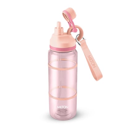 MILTON Fuel 1000 Sipper Water Bottle 1 Litre | BPA Free Plastic Water Bottle for Adults | 100% Leak Proof | Removable Straw | Gym Bottle | Sports & Office Use | 997ml