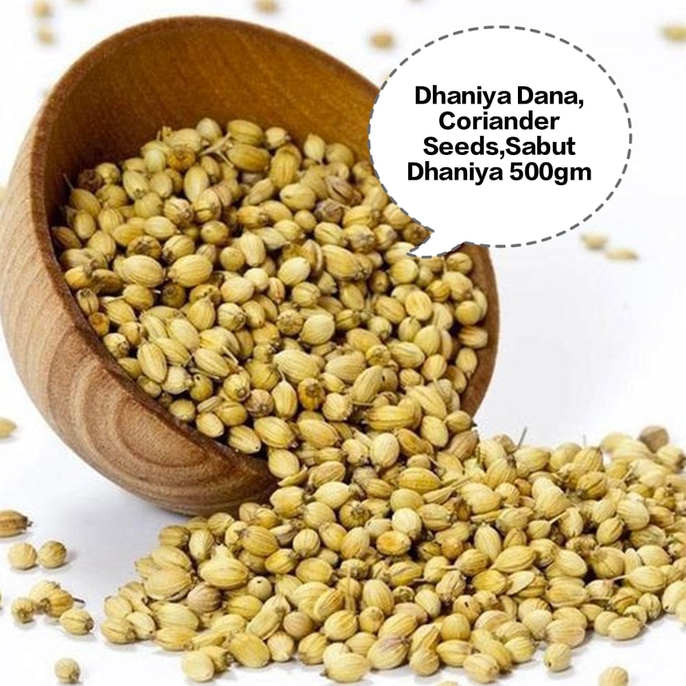 Dhaniya Dana, Coriander Seeds, Sabut Dhaniya, Coriander Whole, Dhania Seeds 500gm