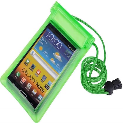 Buy TecSox Waterproof Sealed  PVC Transparent Rain Protection Mobile Cover Pouch