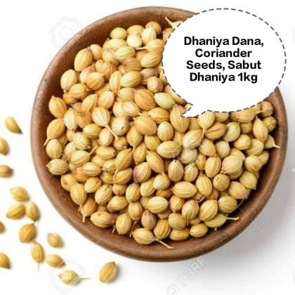 Dhaniya Dana, Coriander Seeds, Sabut Dhaniya, Coriander Whole, Dhania Seeds 1kg