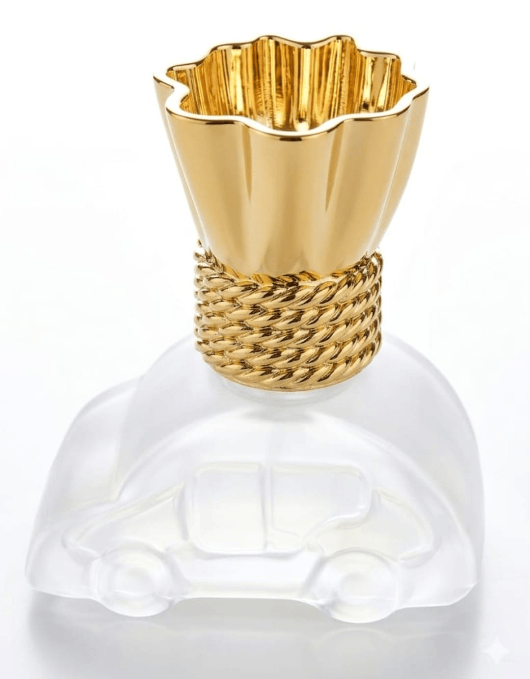 Mii Art Luxury 10ml Golden Fragrance Bottle - Refillable Glass Container for Attar & Essential Oils - Elegant Home Vanity Decor (Pack of 1)