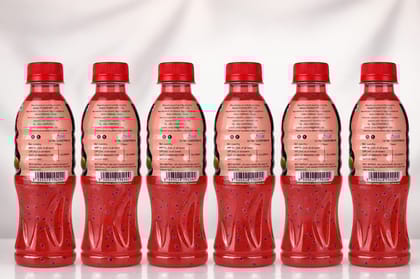 ICY Basil Watermelon Drink with Basil Seeds, 250ml - Exotic & Refreshing -Pack of 6