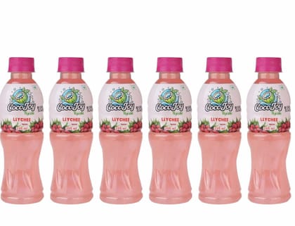 COCO JOY LITCHI Drink with Chia Seeds, 250ml - pack of 6