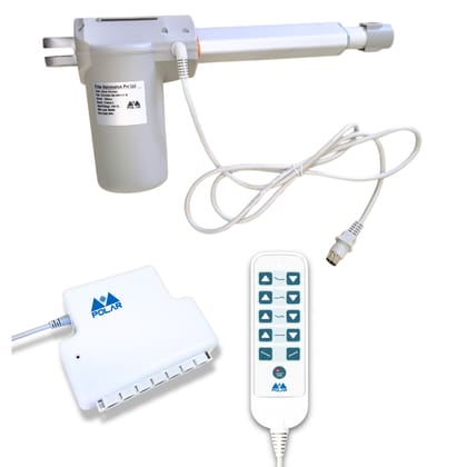 Advanced 5 Function Hospital Bed Actuator System with Patient Remote (Stroke 100 mm | Load 6000 N | Speed 4 mm/s)