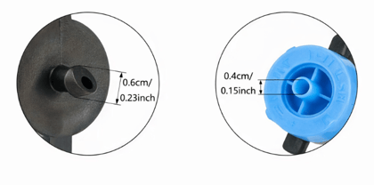 Drip Irrigation Dripper 4LPH - Black