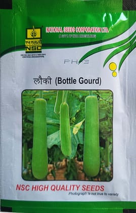 NSC Bottle Gourd PH-3 Variety, Truthful Labelled Seed 30 gm (3 packets of 10 gm each)