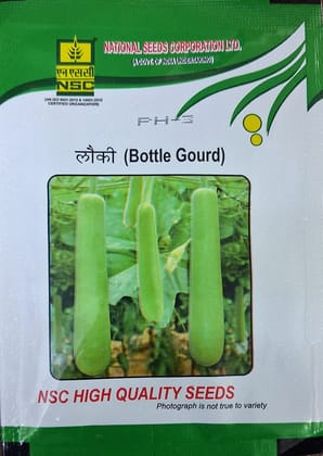 NSC Hybrid Bottle gourd PH-3 10 GM NSC Hybrid Bottle gourd PH-3 10 GM