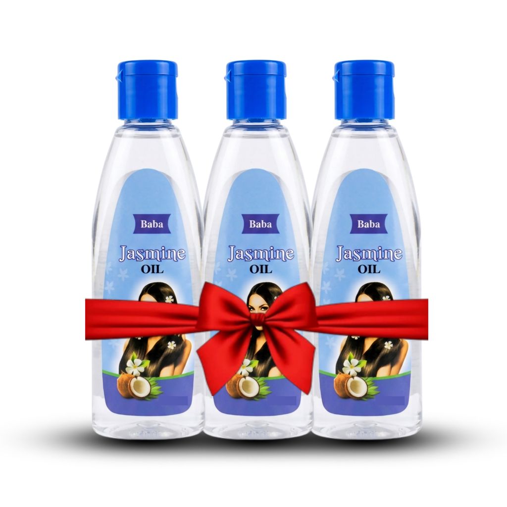 MAHIDA & SONS BABA JASMINE OIL - 190ML | PURE OIL | HAIR NOURISHING OIL| FRAGNANCE HAIR CARE | HERBAL | PREMIUM | NON STICKY | HAIR SHINE | DAILY USE | AYURVEDIC |