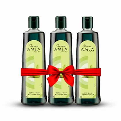MAHIDA & SONS PERSONA AMLA HAIR OIL - 200ML (PACK OF 3) | HAIR OIL FOR STRONG, LONG AND THICK HAIR | NOURISHES SCALP | HELPS CONTROL HAIR FALL, STRENGTHENS HAIR & PROMOTES HAIR GROWTH |