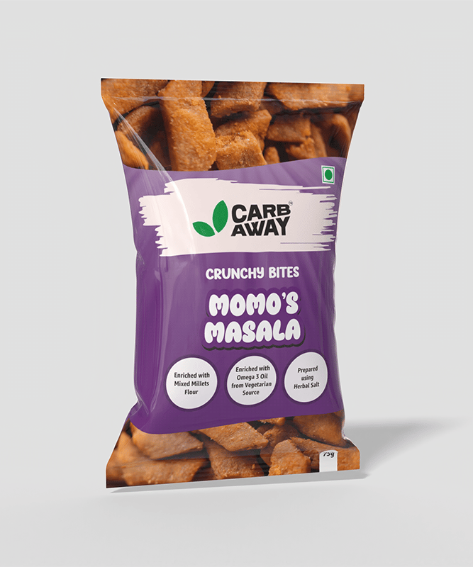 CRUNCHY BITES MOMOS MASALA FLAVOUR 75 G