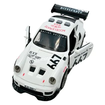 KTRS Enterprise Smoke Spray for Kids Friction Power Toy Car with Light and Music Emission, B/O Toy Vehicles for 3+ Year Old Boys & Girls