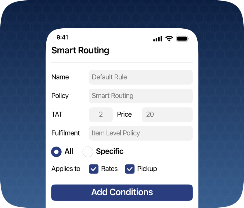 Smart Routing Policy
