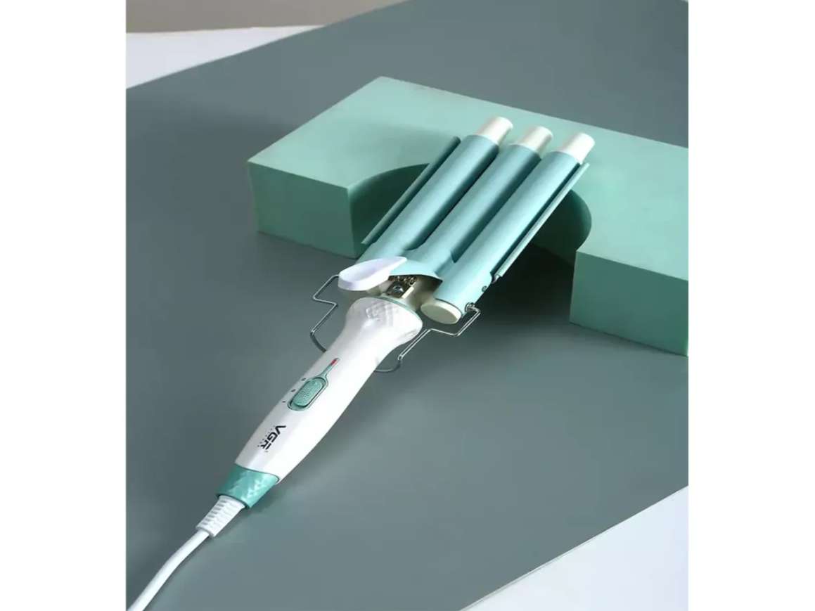 VGR V-595 Professional 3 Barrel Electric Hair Curler (Barrel Diameter: 22 mm)