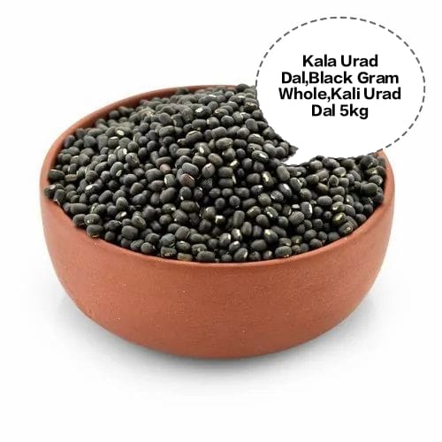 Kala Urad Dal, Kali Urad Dal, Black Gram Whole, Sabut Urad Dal, Mash Dal 5kg