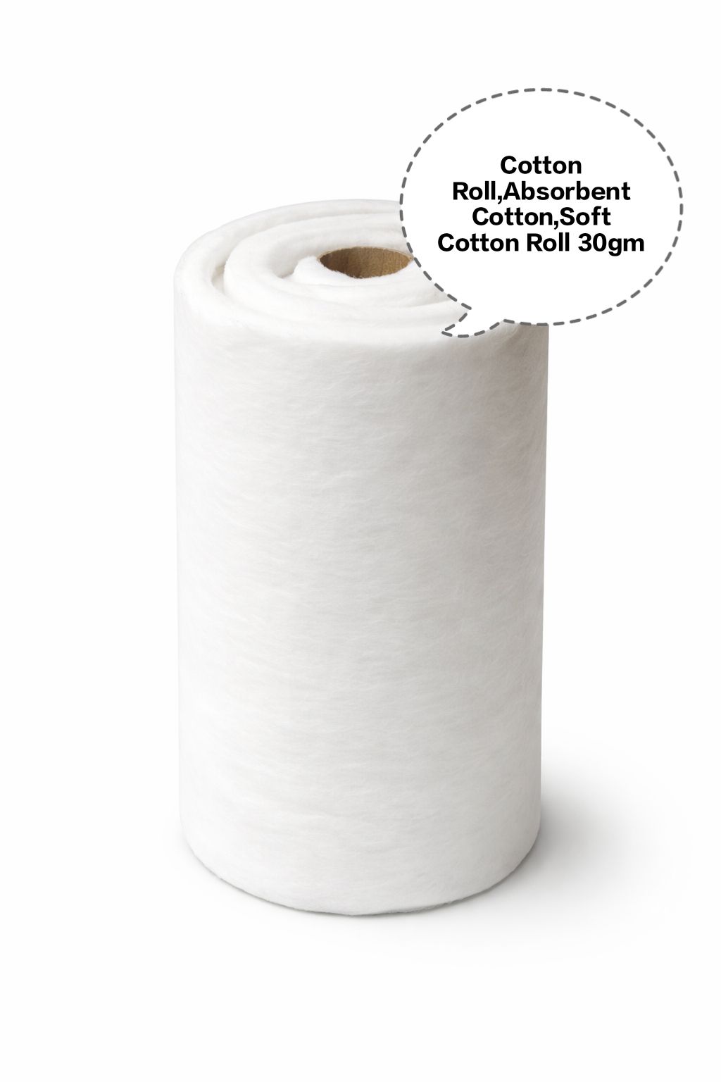 Cotton Roll, Absorbent Cotton, Soft Cotton Roll, Multipurpose Cotton Roll, Cotton Wool Roll 30gm