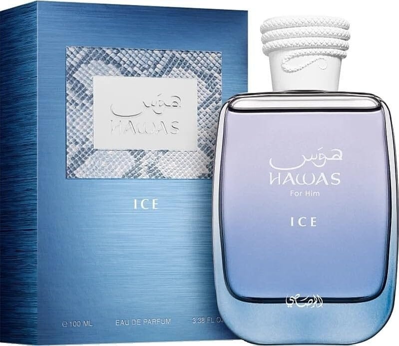 Rasasi Hawas Ice Eau De Parfum For Men 100ml – Fresh & Powerful Masculine Fragrance