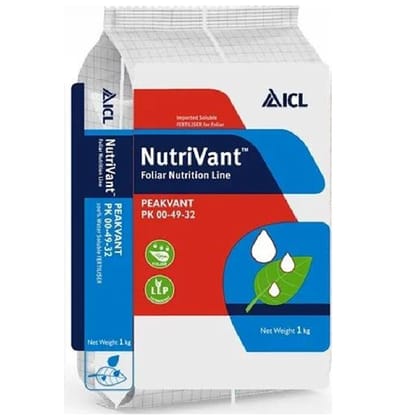 ICL Nutrivant Foliar Nutrition Line PeakVant NPK 00:49:32 Water Soluble Fertilizer