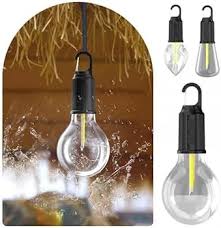 Led Camping Lantern USB Rechargeable Solar Camping Light,Outdoor Tent Lights for Camping Essentials, Hanging Light Bulbs with Clip Hook Camping Flashlight