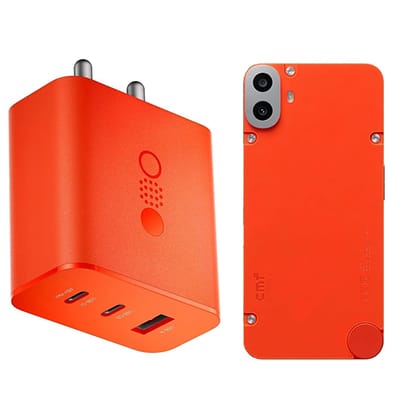 CMF by Nothing 100W Power GaN 5A 3 Port Mobile Charger