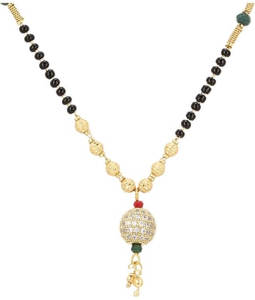 Darshini Designs Daily Wear Gold Plated Ball Mangalsutra For Women