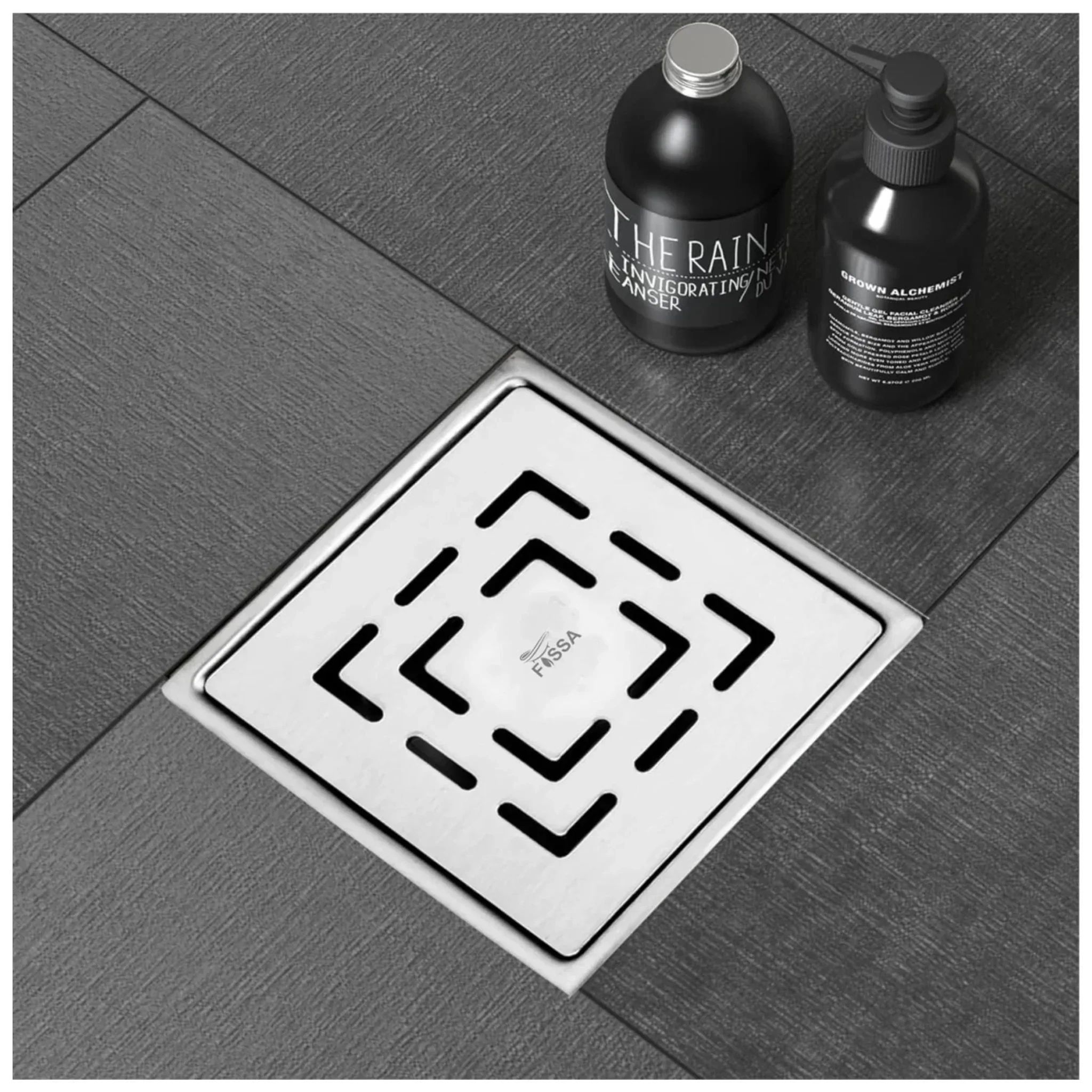 Apex Floor Drain (5 x 5 Inches) Premium Stainlees Steel