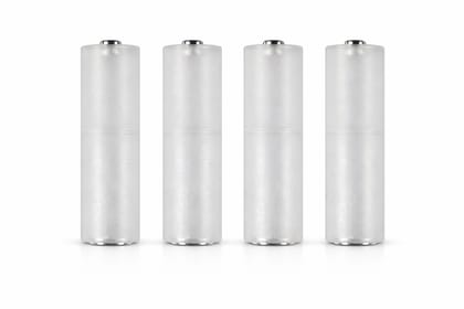 AAA to AA Battery Converter Adapter Sleeves – Converts AAA Batteries to AA Size | Reusable Battery Holders for Remote, Toys, Clock & More (Pack of 4)