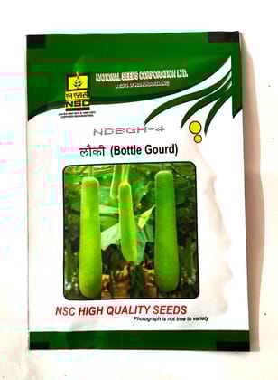 NSC Hybrid Bottle Gourd NDBGH-4 Variety, 10 gm T/L Seed