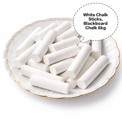 White Chalk Sticks, Blackboard Chalk, School Chalk Sticks, White Writing Chalk, Dustless Chalk Sticks 6kg