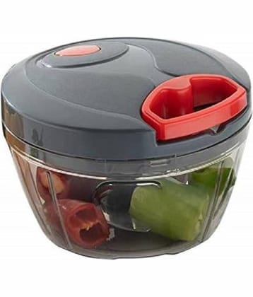 iview kitchenware Compact Manual Handy Chopper - 450 ml, Black