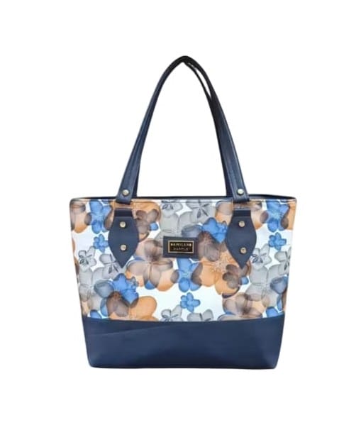 Stylish Floral Printed Tote Handbag