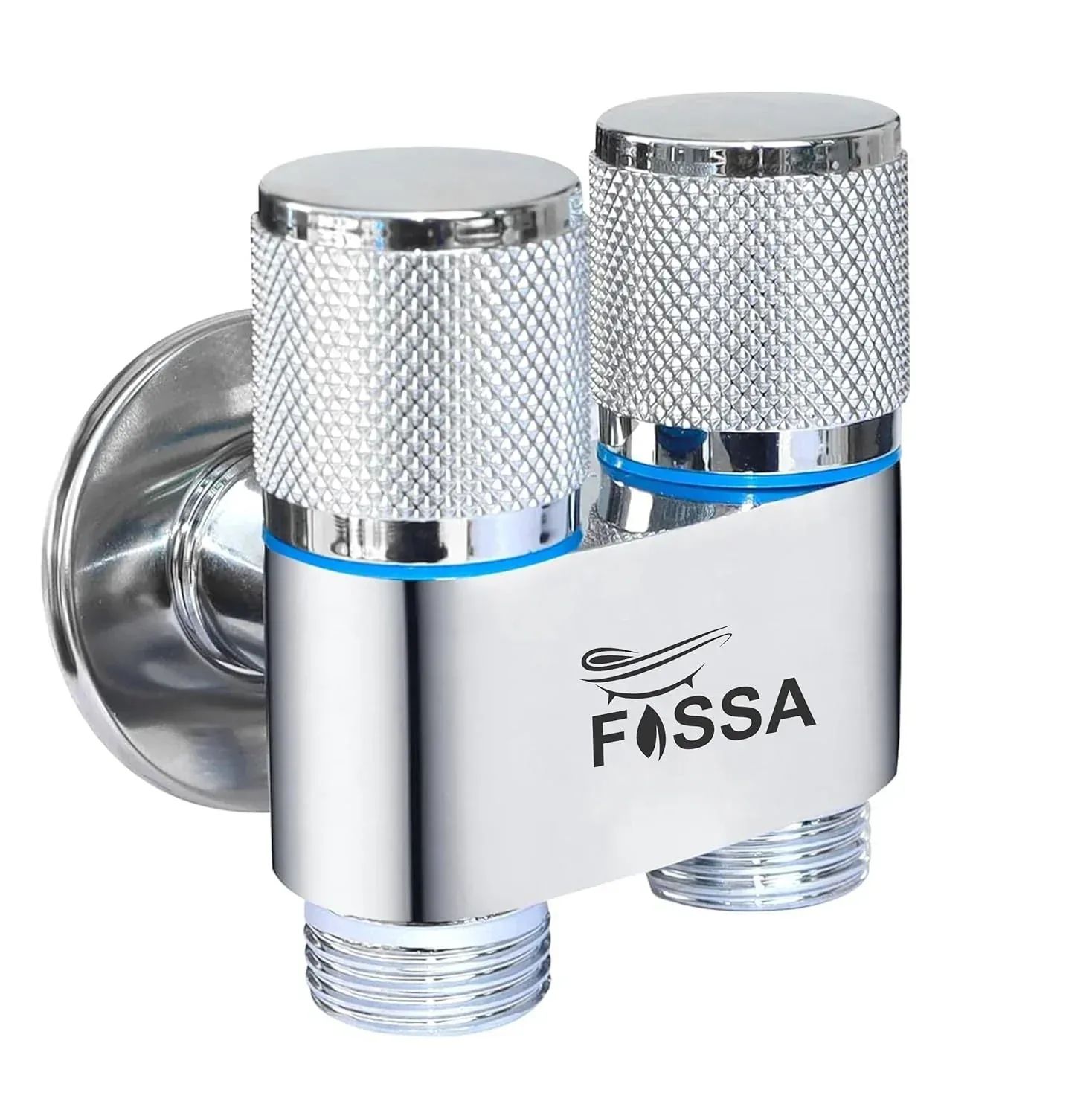 2 in 1 Brass Angle cock  Silver For Use multi Purpose