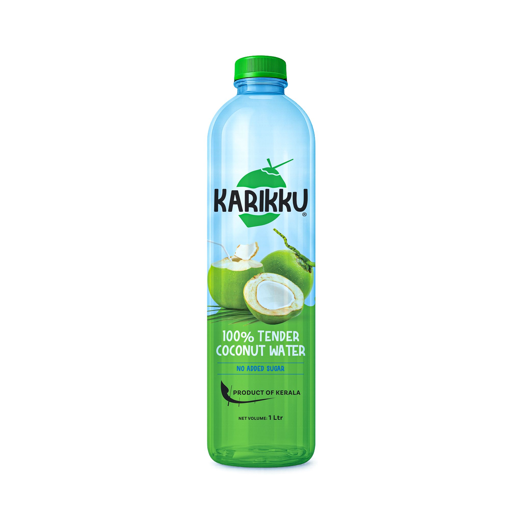 Karikku Tender Coconut Water - 1L | 100% Natural Electrolyte Drink | Refreshing Hydration, No Added Sugar