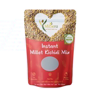 MilSera Instant Millet Kichidi Mix with 15gms Protein MilSera Instant Millet Kichidi Mix with 15gms Protein