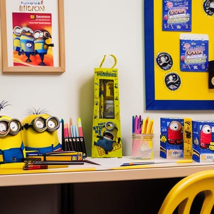 Mucho Minions Gift Set - Fun Stationery for Kids and Minion Fans