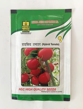 NSC Tomato Kashi Abhiman Variety Hybrid F1, 5 gram T/L Seed