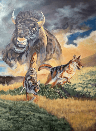 Echoes of the Great Divide Original Acrylic Painting on Canvas